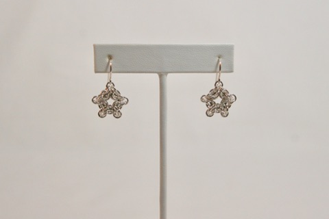 *Star Earrings in Sterling Silver